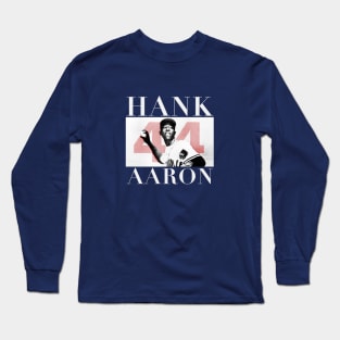 44 - hank aaron Long Sleeve T-Shirt